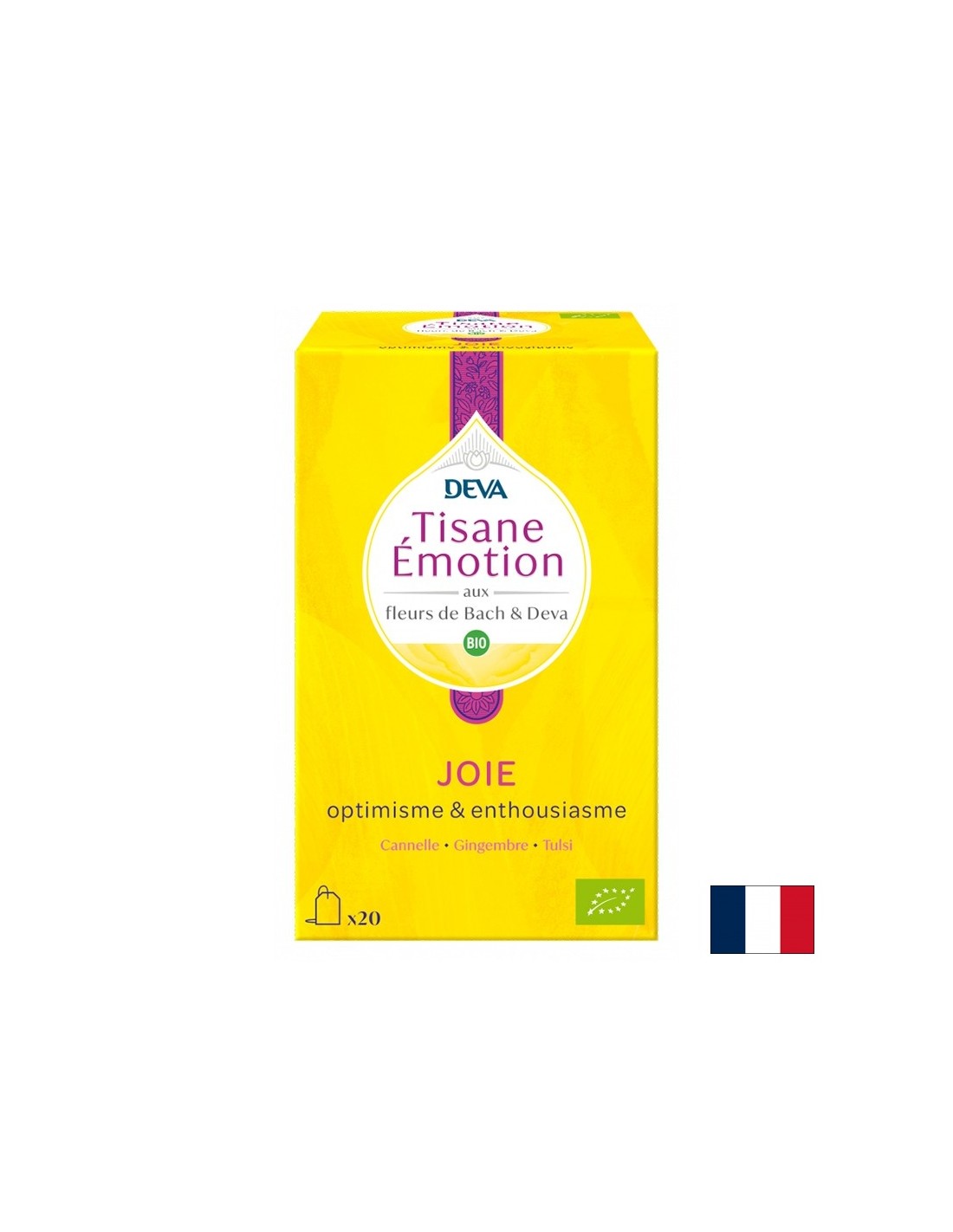 Biljni čaj "Radost" (s cvjetnim eliksirima prema metodi dr. Bacha), 20 vrećica za filtriranje