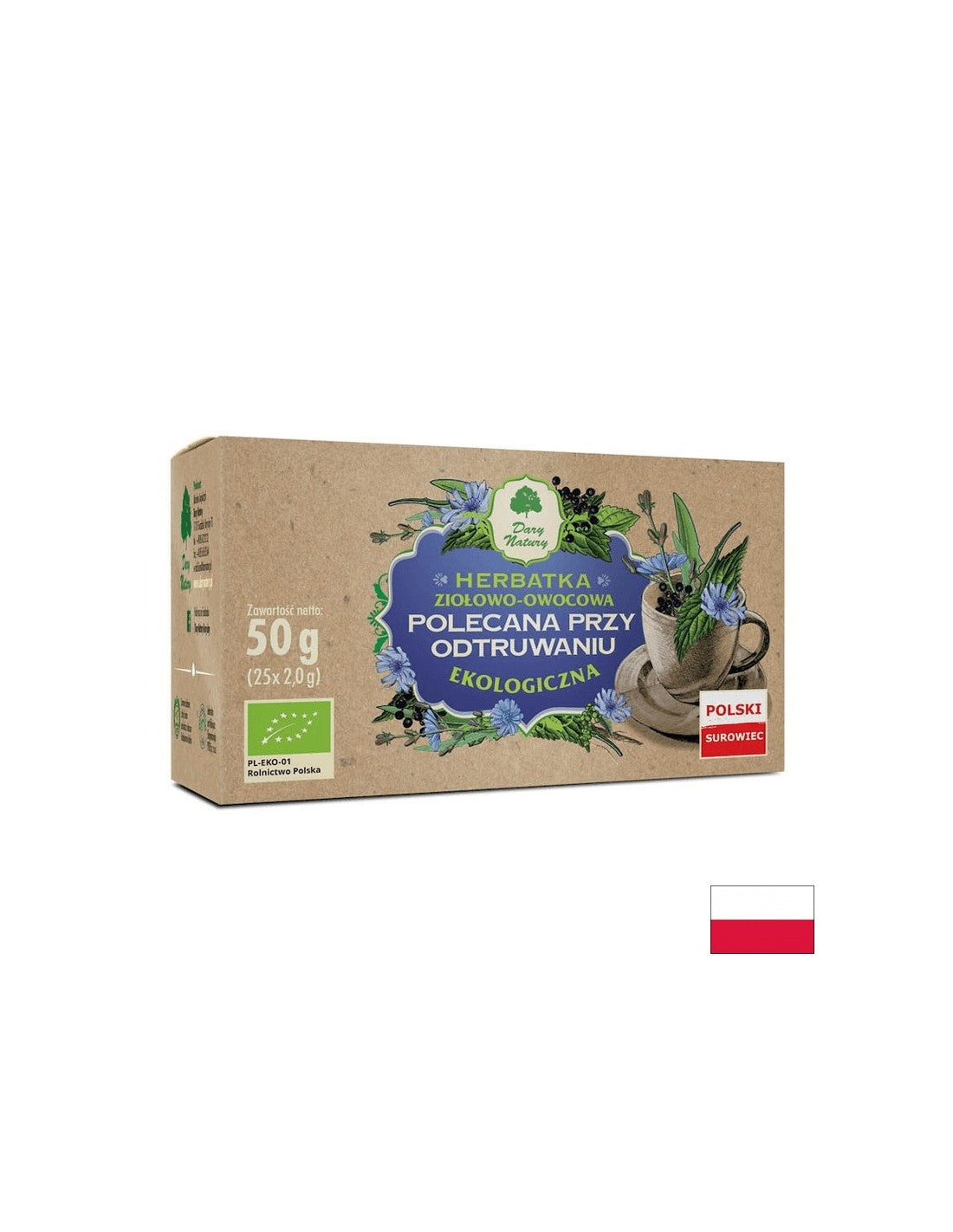 Biljni čaj za detox bio, 25 vrećica za filtriranje