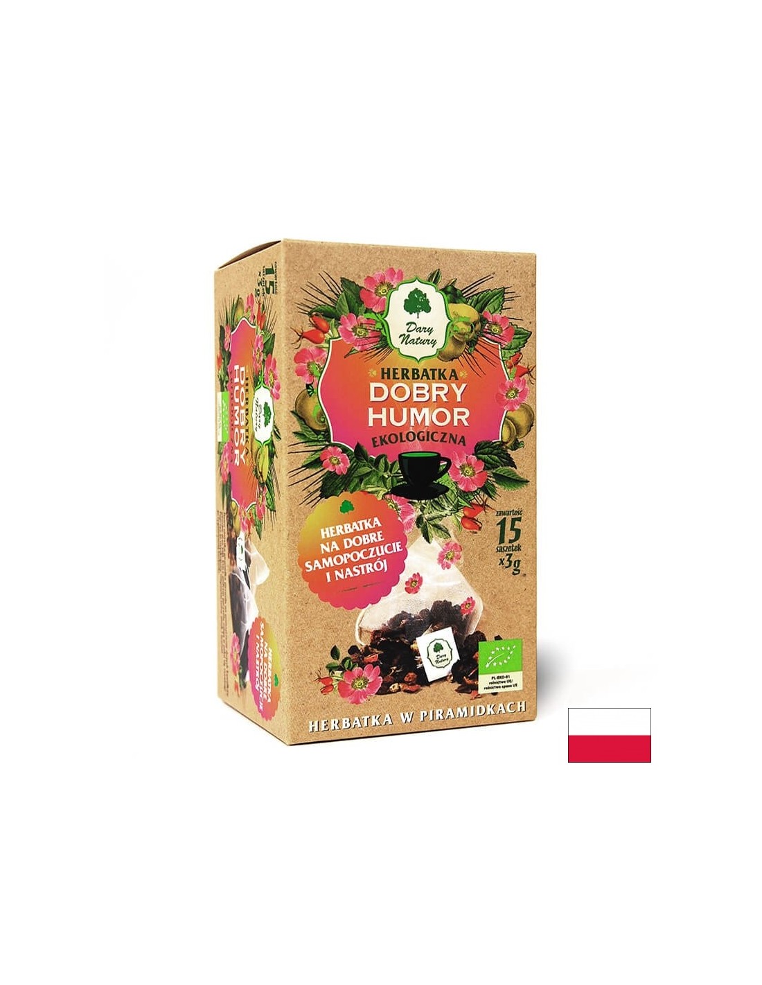 Biljni čaj za dobro raspoloženje bio, 15 paketa