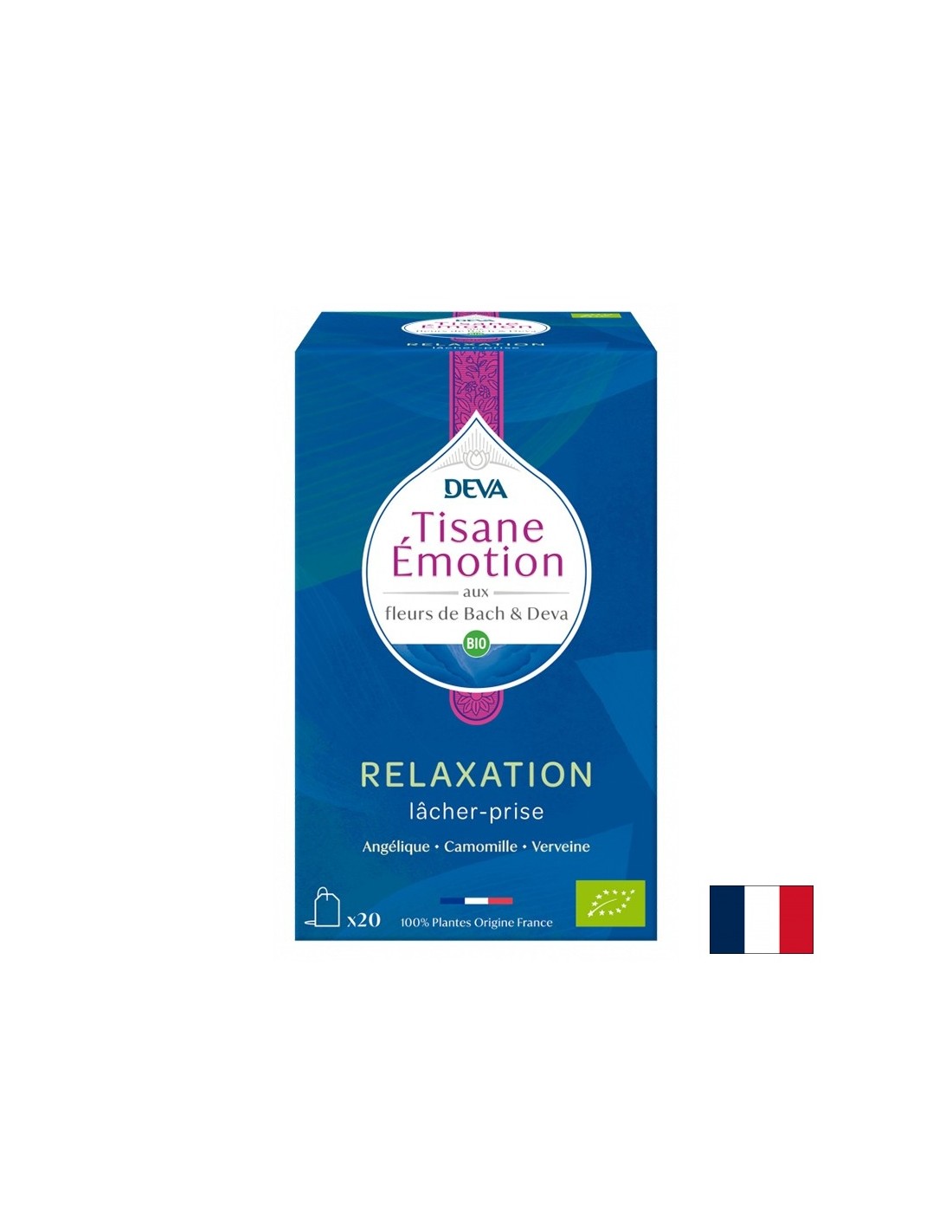 Biljni čaj za opuštanje (s cvjetnim eliksirima prema metodi dr. Bacha), 20 filtriranih vreća