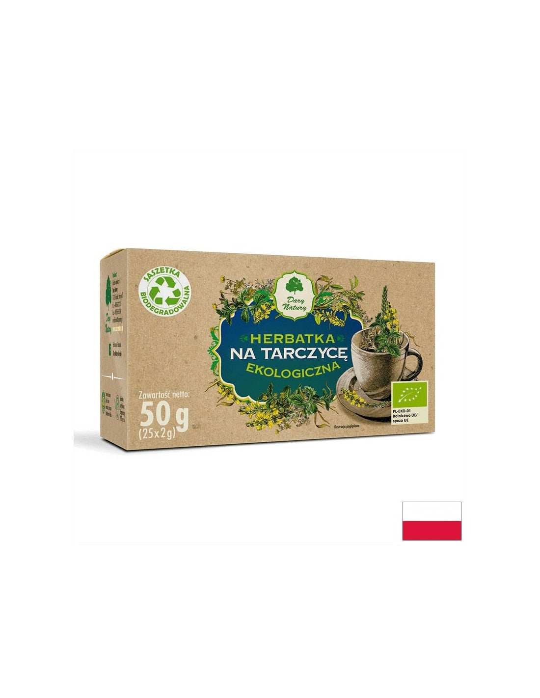 Biljni čaj za biografiju štitnjače, 25 filtriranih vrećica