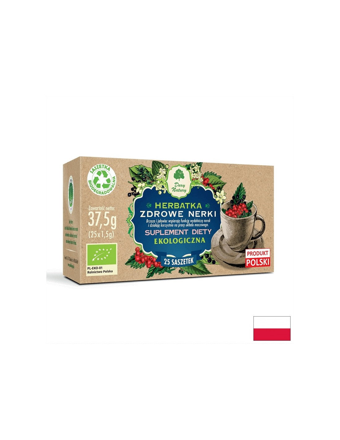 Biljni čaj za zdrave bubrege Bio, 25 filtriranih vrećica