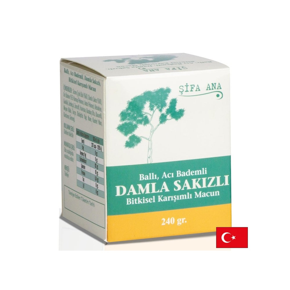 Biljna pasta s medom, gorkim bademom i mastičnim uljem - za dobru probavu, 250 g