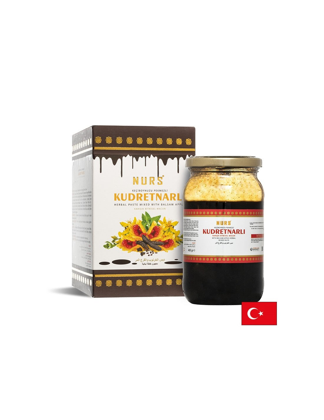 Biljna pasta s melasom karoba i gorku dinje za dobru probavu, 400 ml