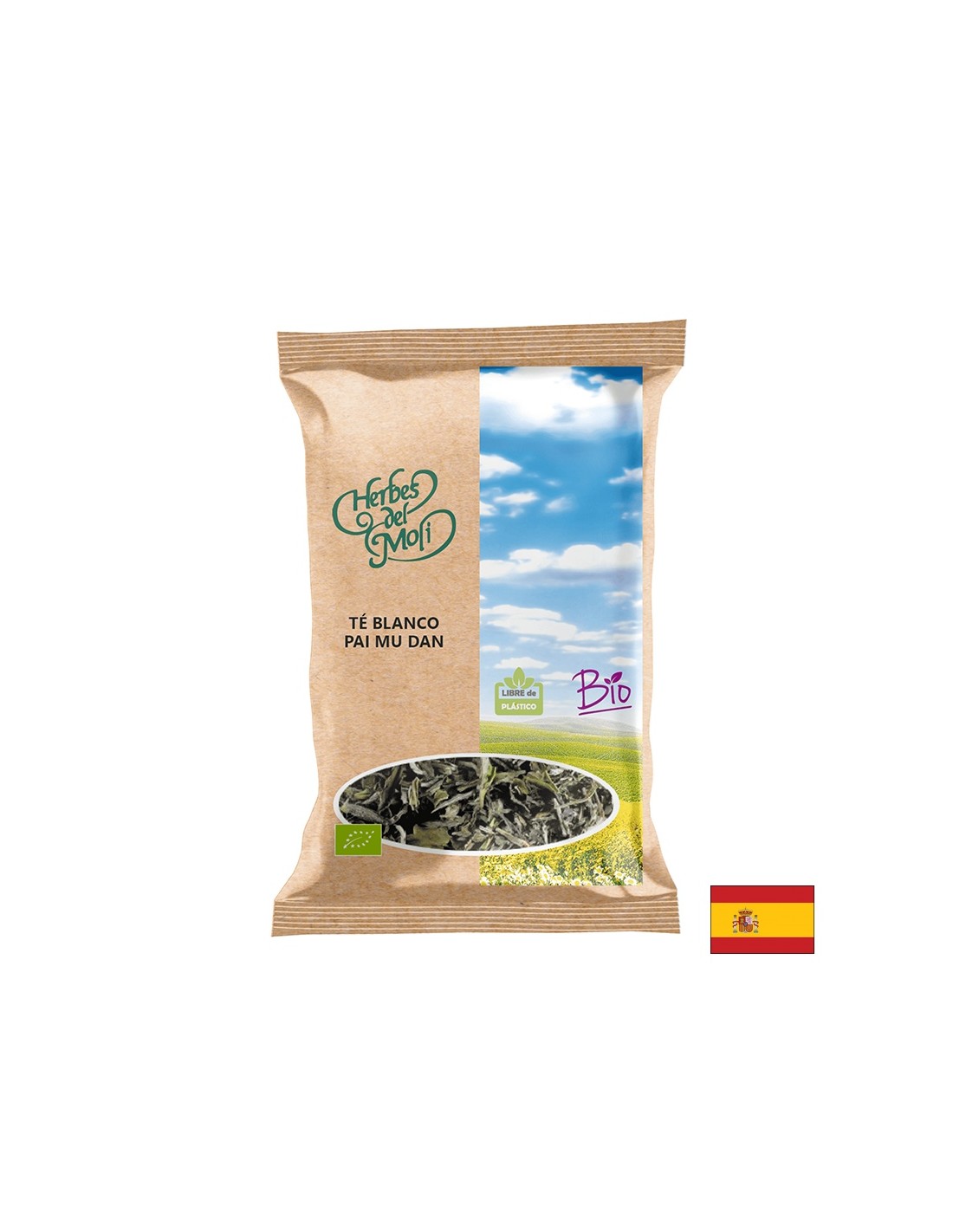 Bijeli čaj Bio - Pai Mu Dan, 30 g Herbes del Moli