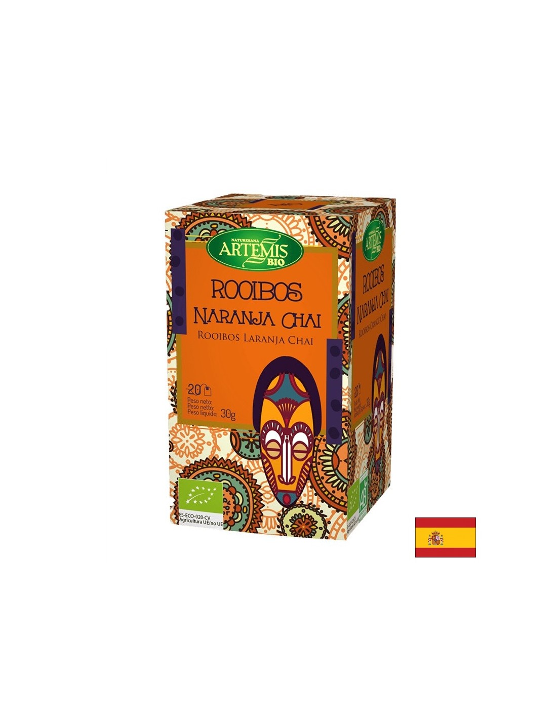 Rooibos čaj s narančastom, 20 filtriranih vrećica herbes del moli