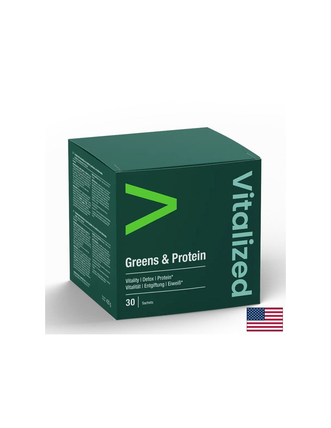 Funkcija jetre i mišića - zelena hrana + protein, 30 vrećica