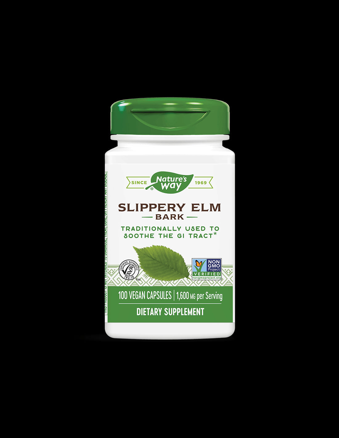 Slippery Elm 370 mg - 100 capsules - Nutra Best Europe