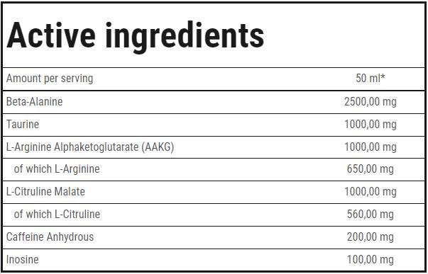 Boogieman Shot | Prije vježbanja - 100 ml