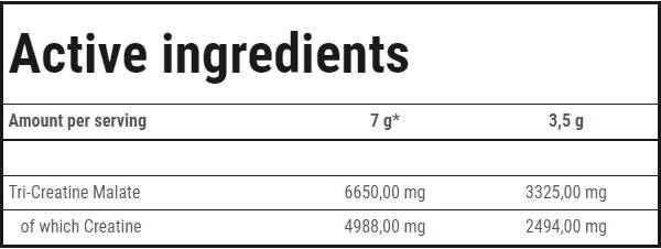 CM3 prah | Tri -Creatine Malate - 500 grama