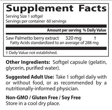 Najbolje pile Palmetto 320 mg - 60 gel kapsula