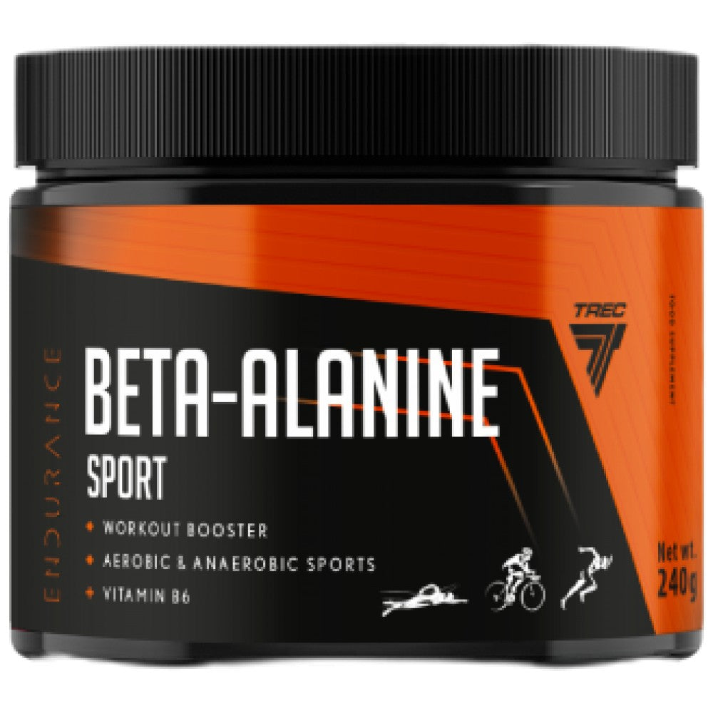 Beta-alanin izdržljivost Sportski prah | s vitaminom B6 - 240 grama