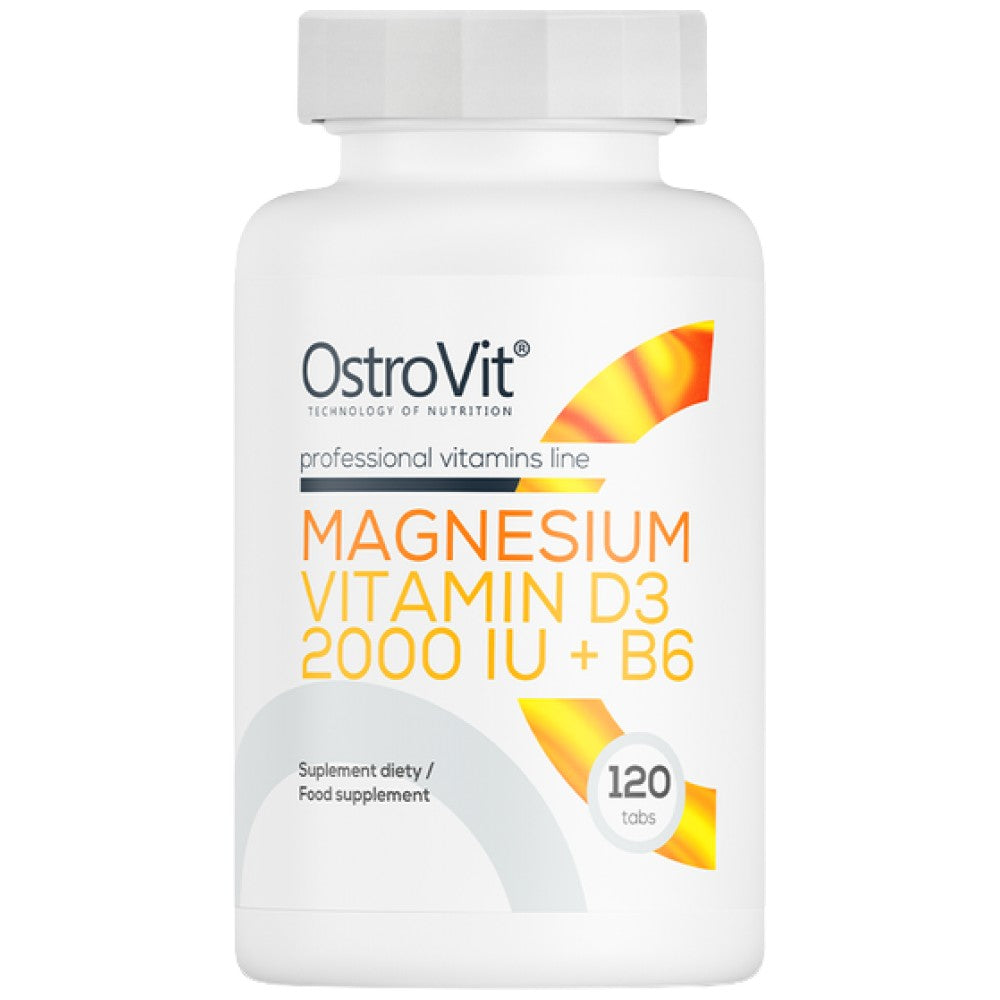 Magnezij + vitamin D3 2000 IU + B6 120 tablete