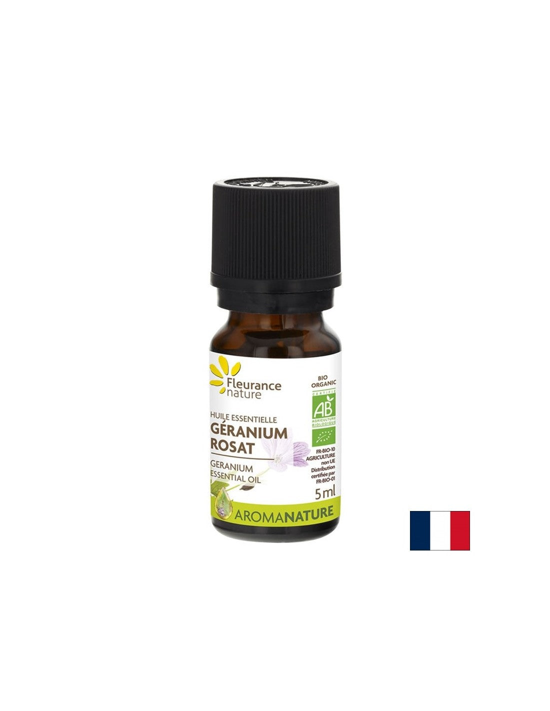 Geranium esencijalno ulje, bio, 5 ml