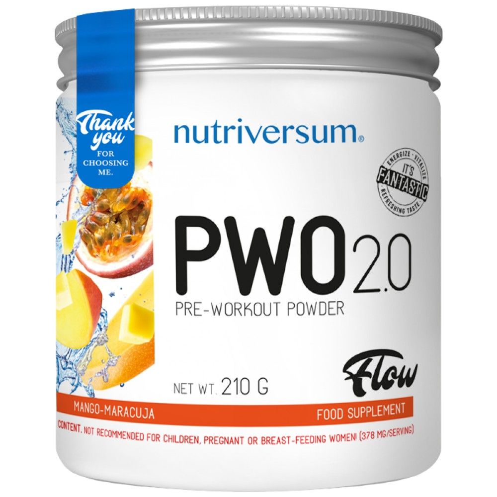 PWO 2.0 Flow | Prah prije vježbanja - 210 grama