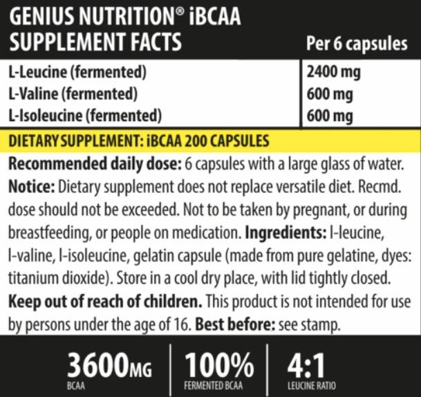 iBCAA - 200 kapsula