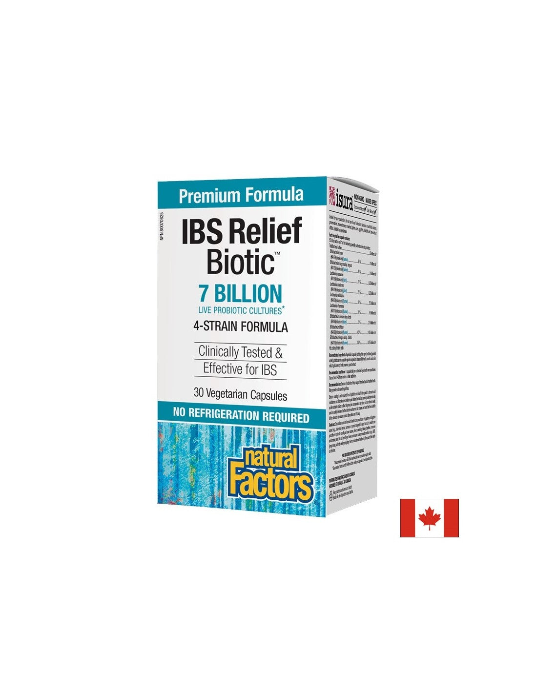 IBS Relief Biotic ™ | 7 milijardi živih kultura, 4 soja - 30 kapsula