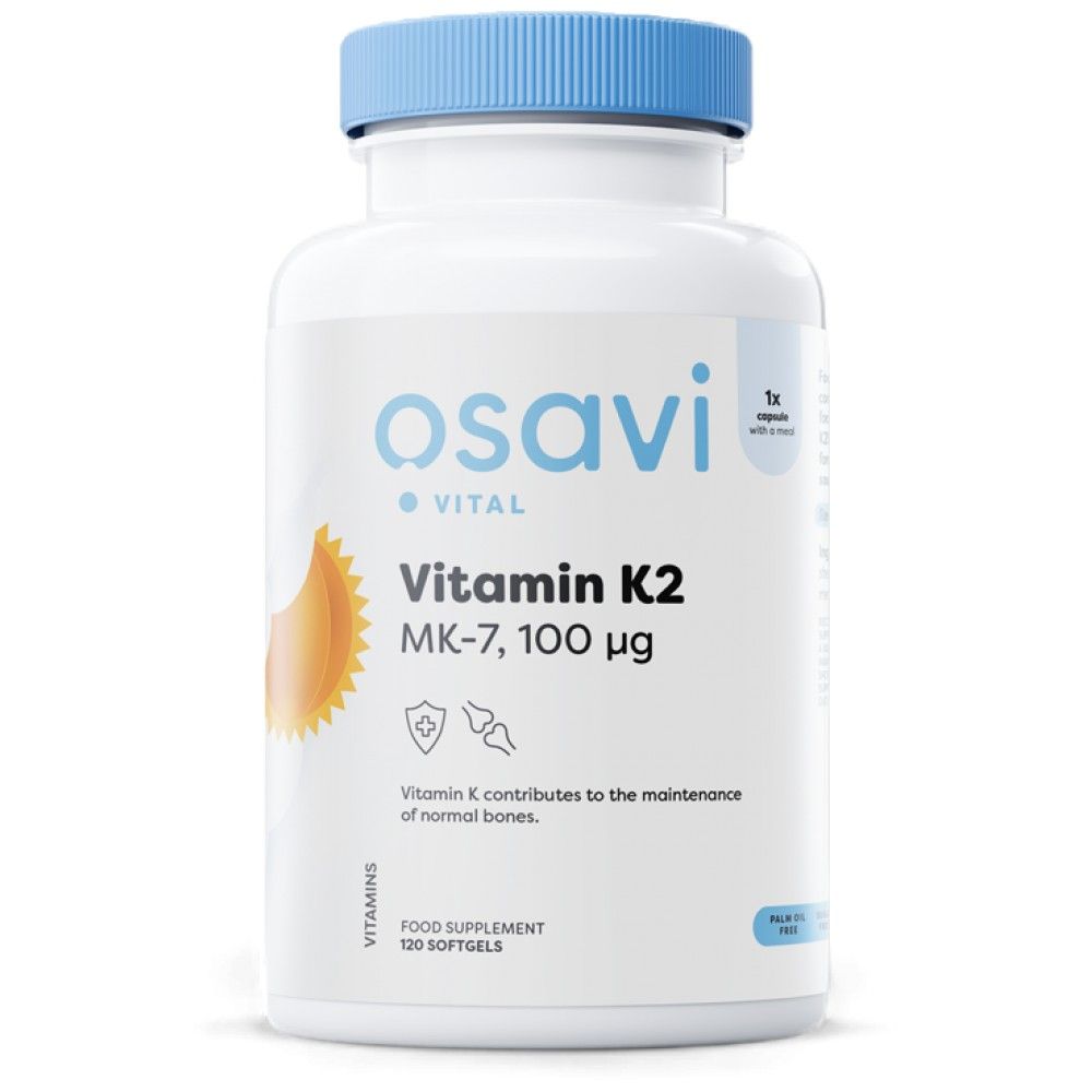 Vitamin K2 MK -7 100 mcg - 120 gel kapsula