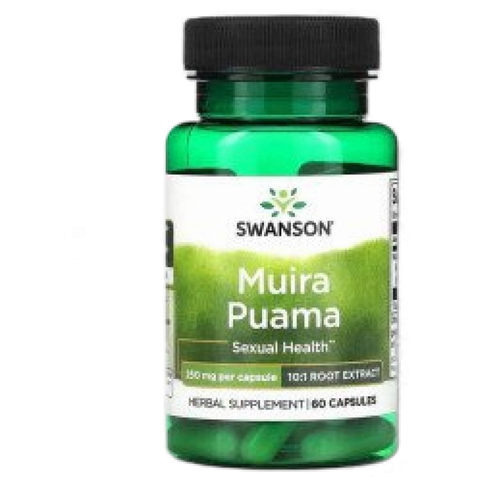 Muira puama 250 mg | 10: 1 ekstrakt 60 kapsula