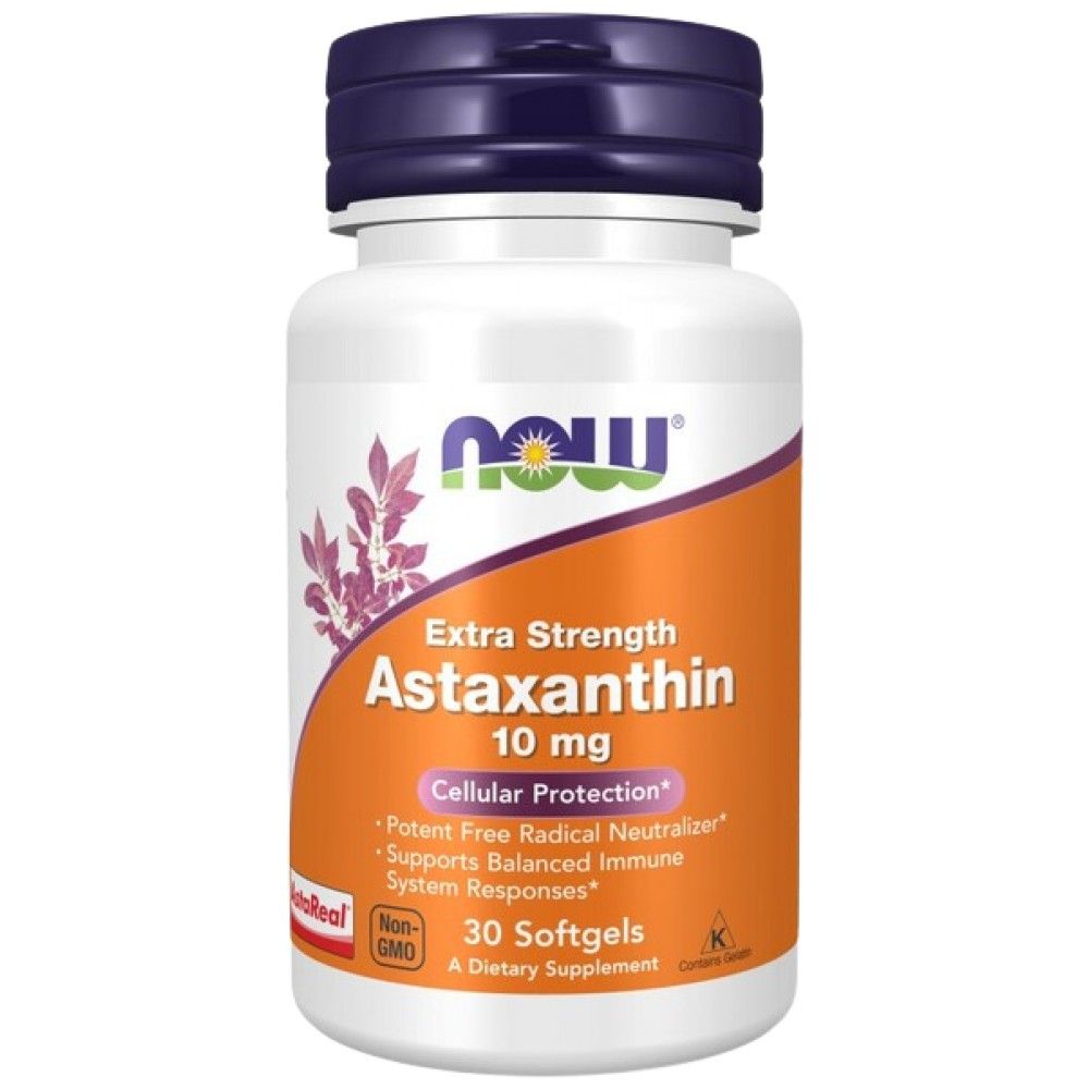 Astaksantin 10 mg Dodatna čvrstoća - 30 softgels