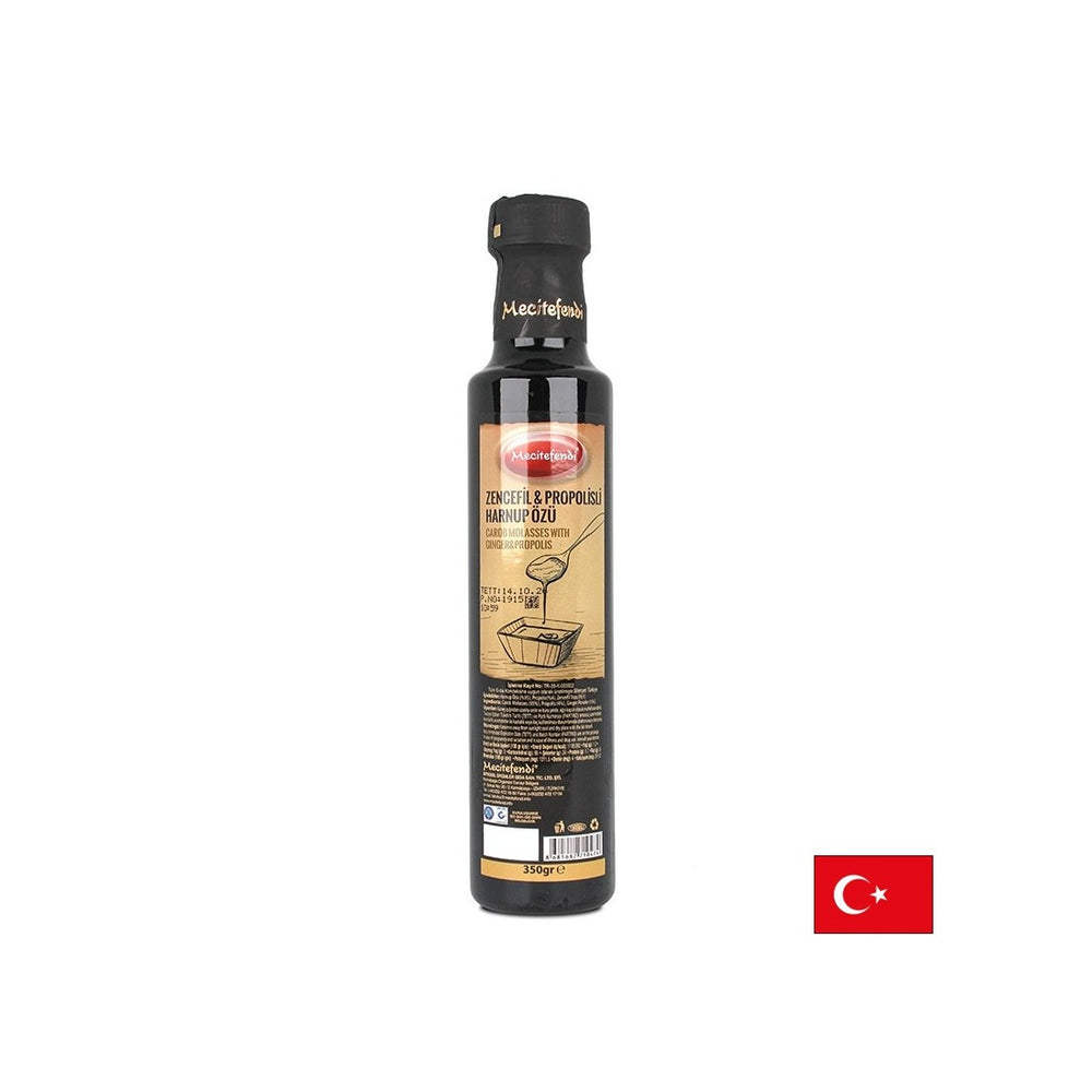 Karobova melasa s propolisom i đumbirom - imunitet - za izravan unos ili aromu slatkiša i pića, 350 g