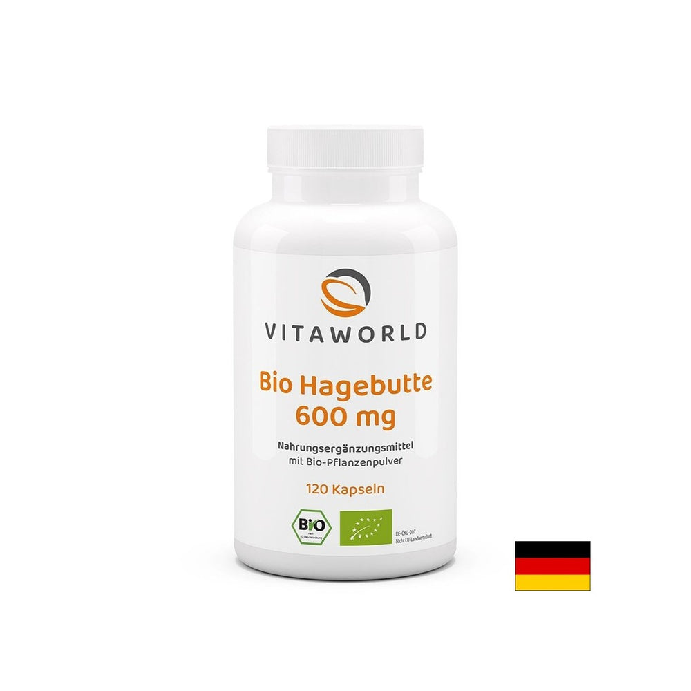 Imunitet i cirkulacijski sustav - Rosehip (voće), organski, 600 mg x 120 kapsula
