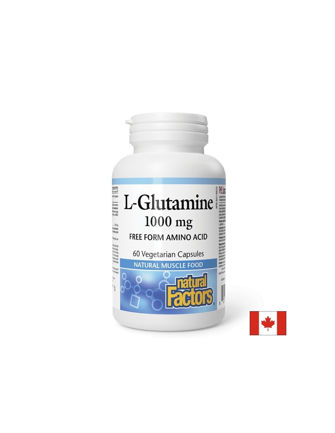 L -glutamin 1000 mg - 60 kapsula