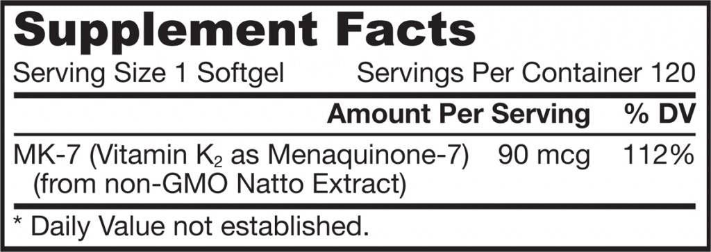 MK -7 90 mcg - 120 gel kapsula