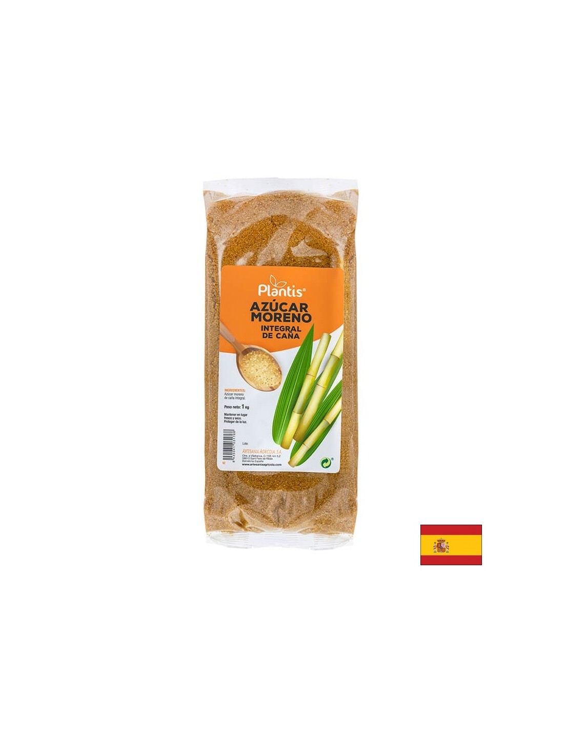 Šećer smeđe trske (iz cijelih stabljika) - Plantis, 1 kg