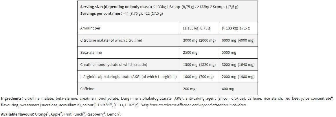 Crna linija/shaaboom pumpa - 17,5 grama