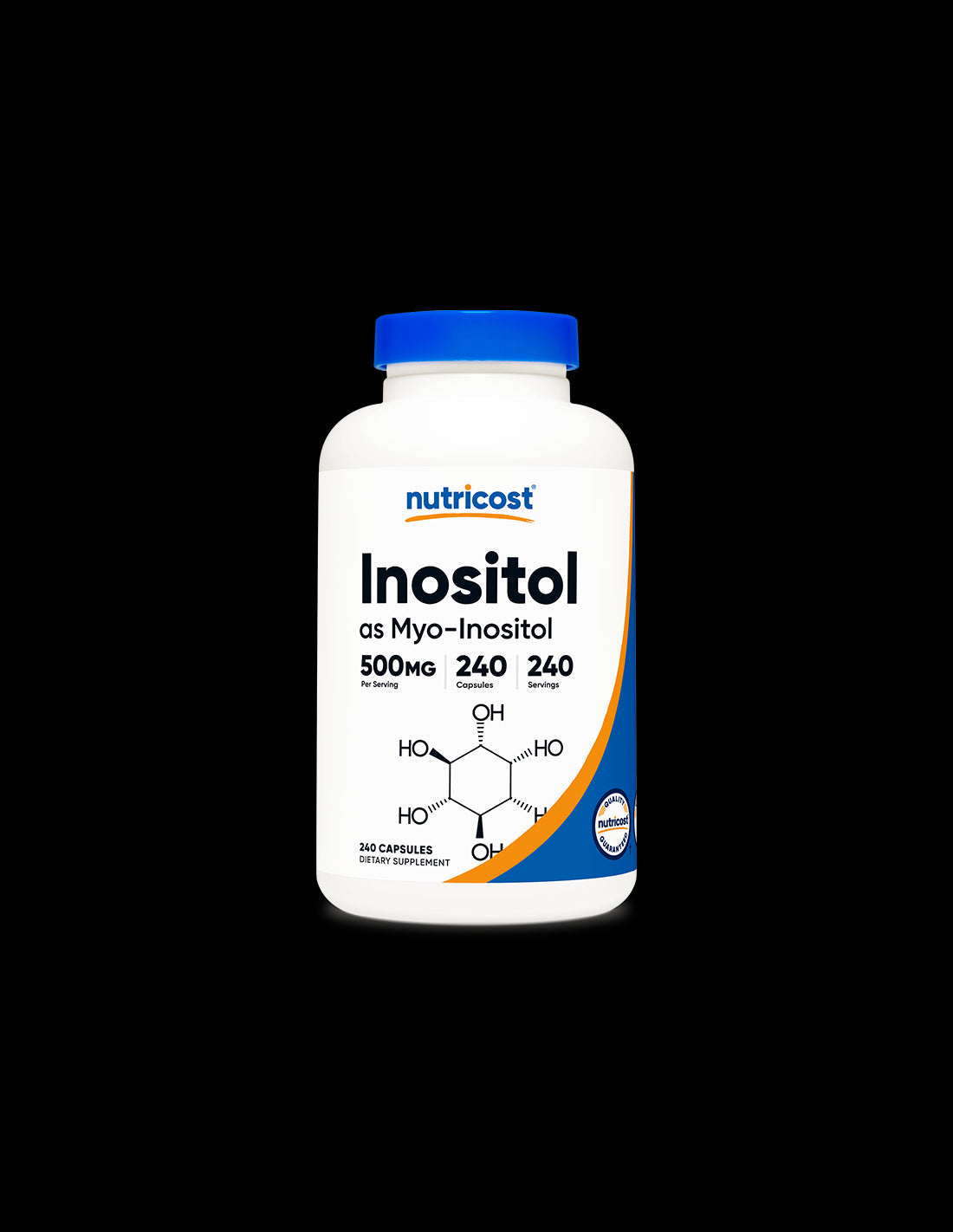 Hormonal Imbalance - Inositol (Myo Inositol/Vitamin B8), 500mg/240 Capsules Nutricost - Nutra Best Europe