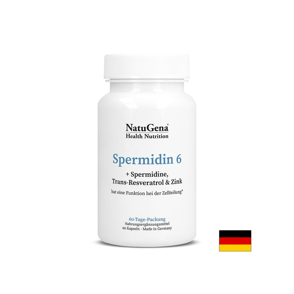 Stanično zdravlje - spermidin 6 (spermidin + trans -resveratrol i cink), 60 kapsula