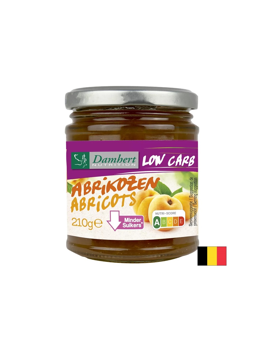 Jam marelice (nisko u ugljikohidratima i šećerima), 210 g