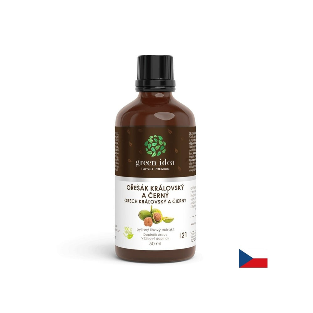 Kontrola šećera i kolesterola u krvi - orah, 50 ml tinkture