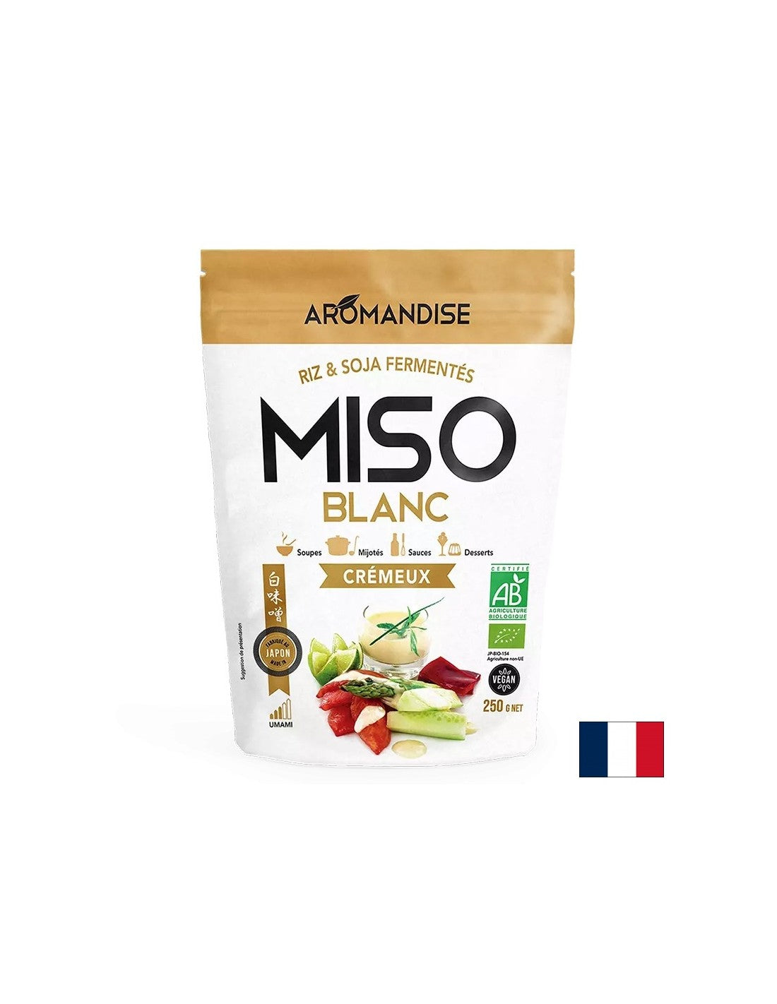 Kremasta bijela miso - za izradu juha, jela, juhe, umaka, 250 g