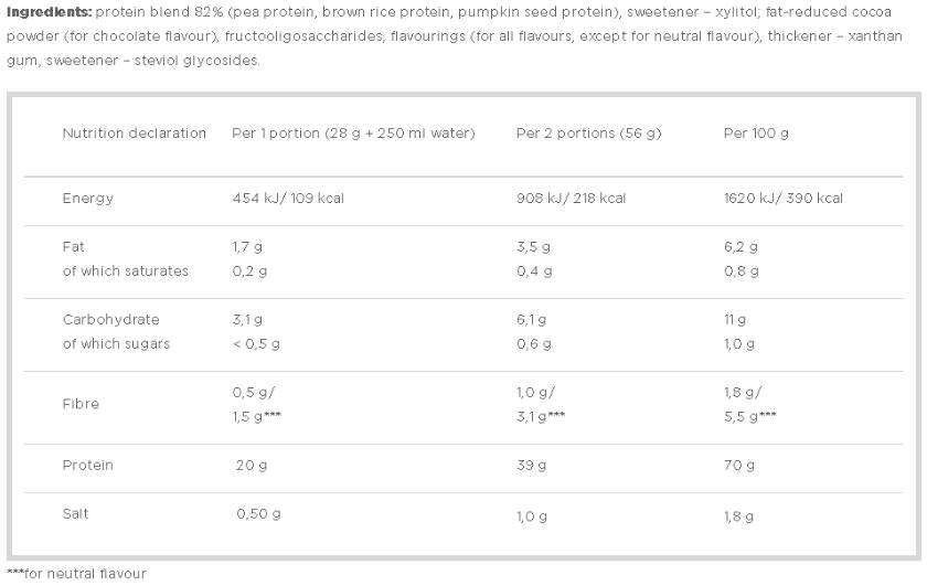 Kompleks/veganski veganski protein - 500 grama