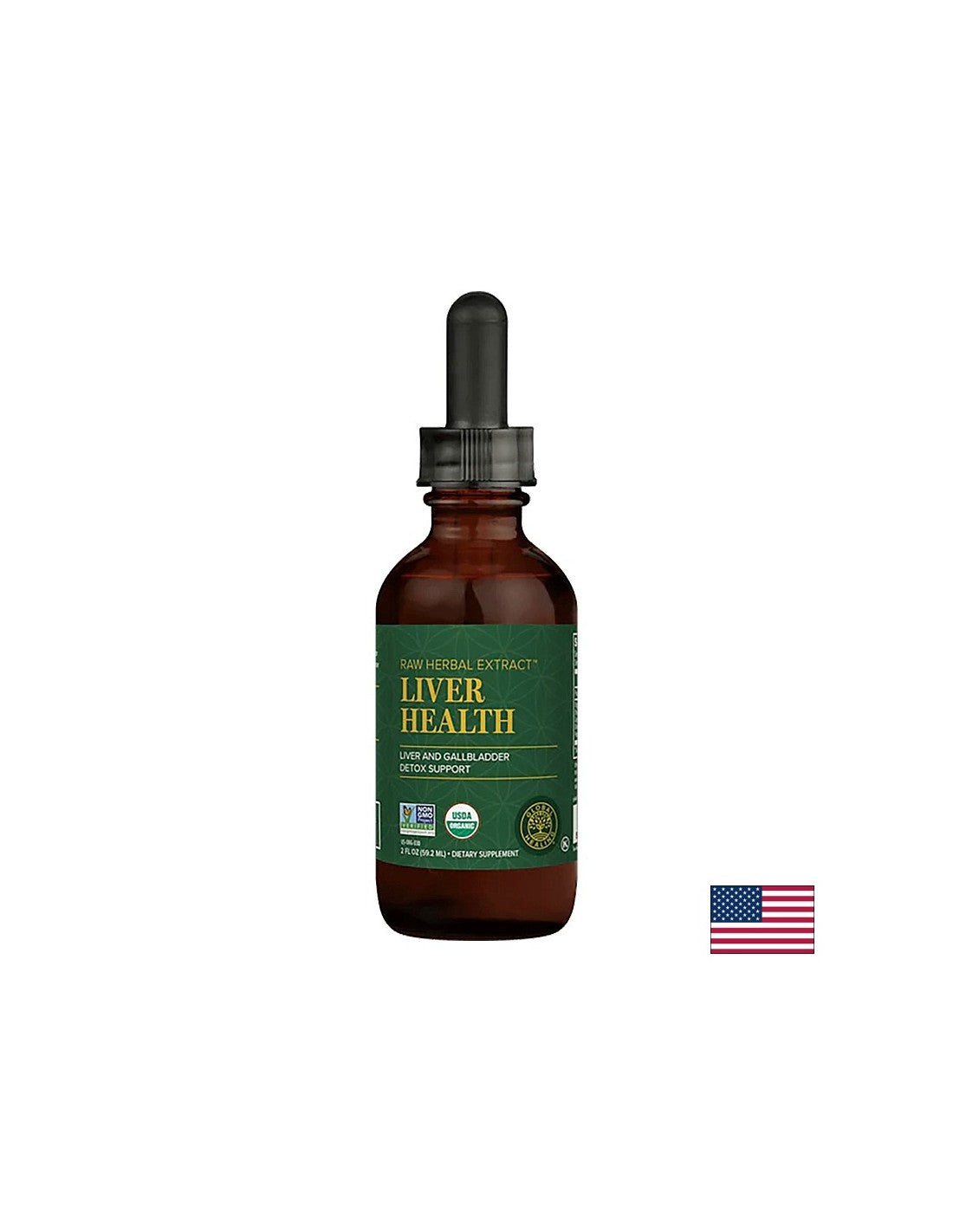 LivaTrex® podrška jetre Raw Herbal Extract ™ / Herbalna mješavina za jetru i žučni mjehur, 59,2 ml Global Healing