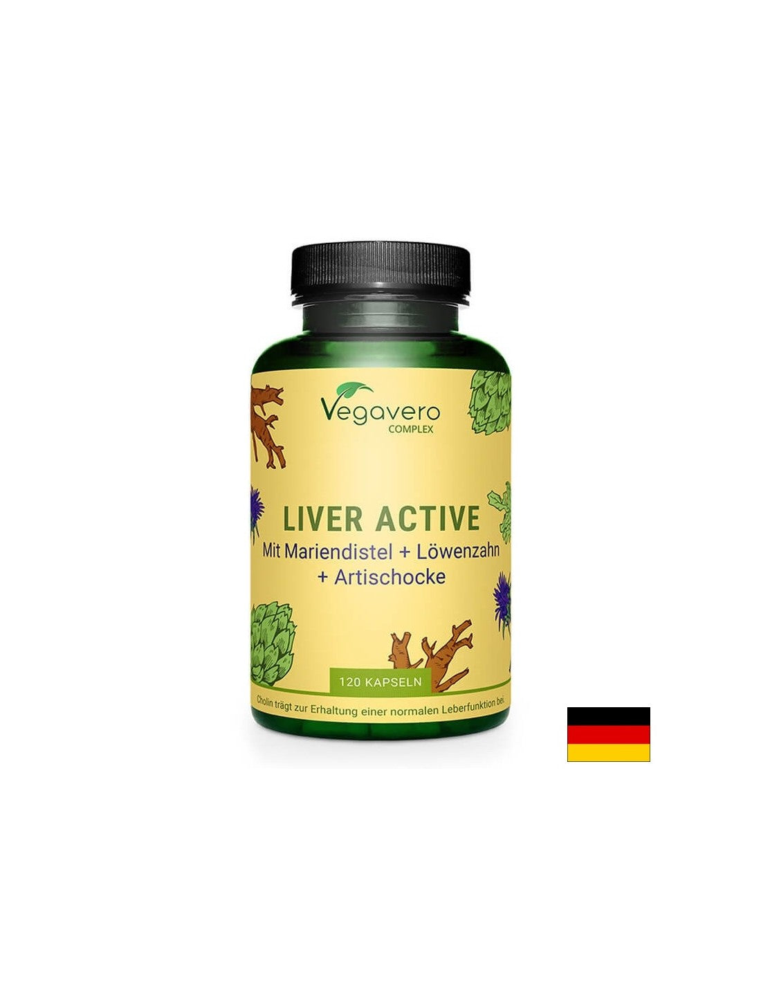 Liver Active Complex/ Biljna mješavina za jetru, 90 kapsula, 100 veganskih <tc>Vegavero</tc>
