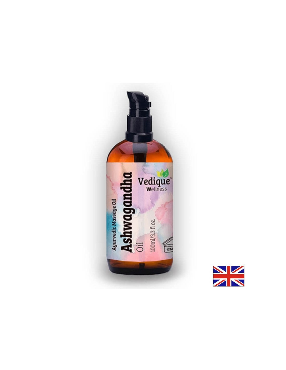 Ashwagandha masažno ulje (ashwaganha) - opušta mišiće i energizira, 100 ml