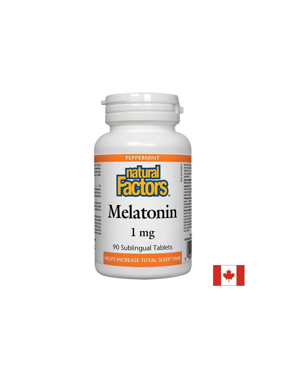 Melatonin 1 mg x 90 sublingvalnih tableta <tc>Natural Factors</tc>
