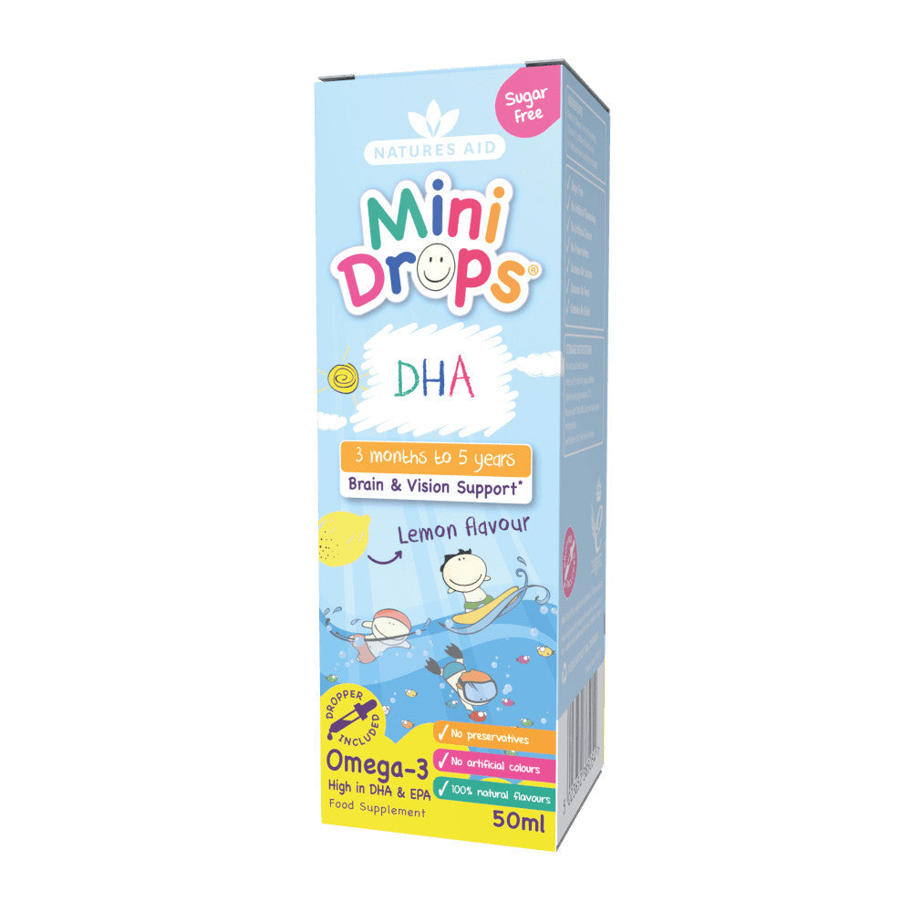 Omega 3 kapi za djecu (Kids Omega-3 Mini Drops) 50ml NaturesAid