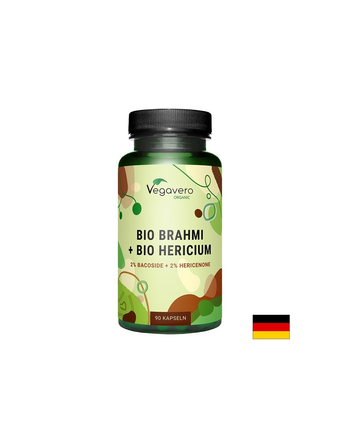 Funkcija mozga - Brahmi (Bacopa Monieri) + Lion's Mane, 90 kapsula