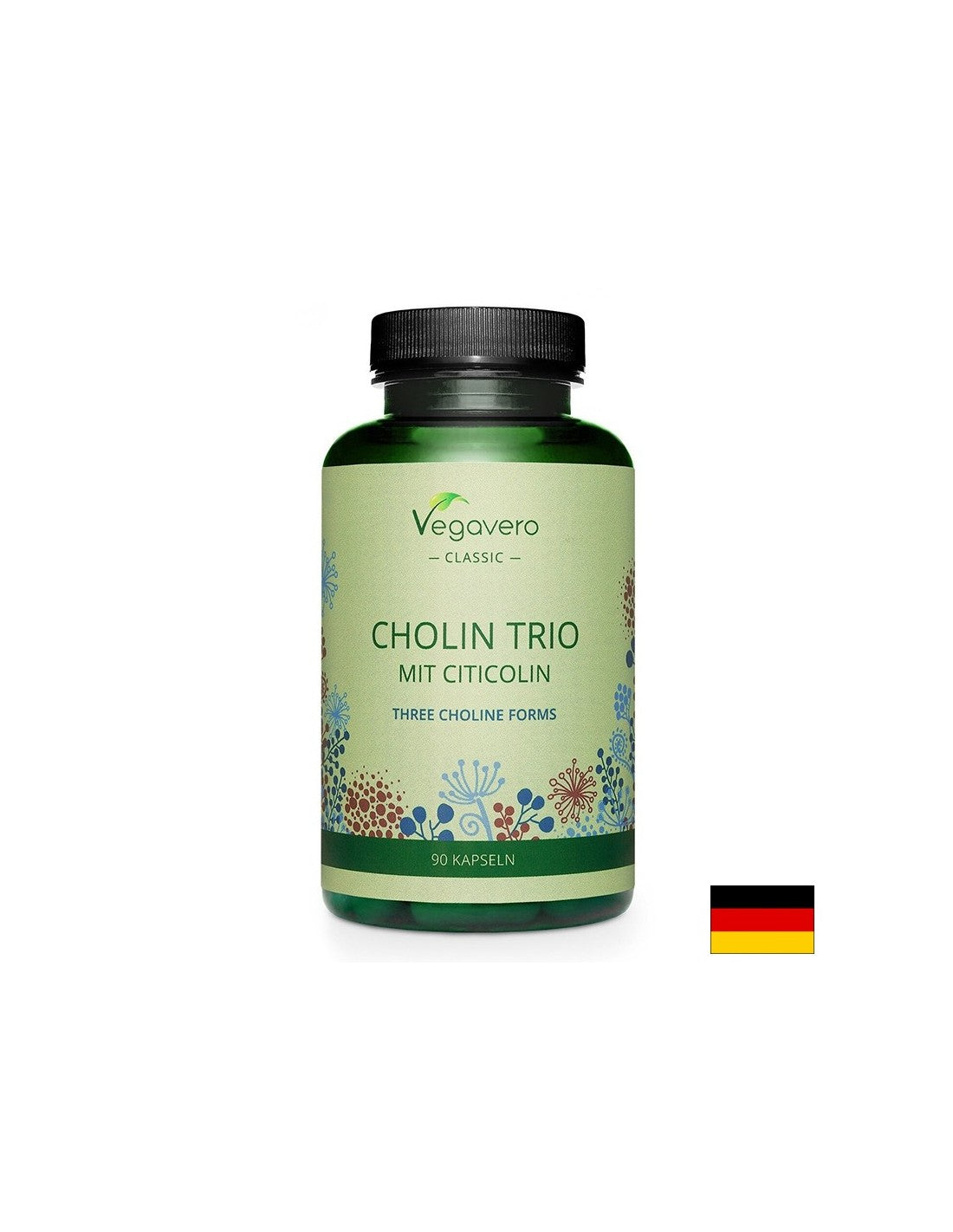 Funkcija mozga - kolin, citikolin i fosfatidilkolin, 90 <tc>Vegavero</tc> Kapsule