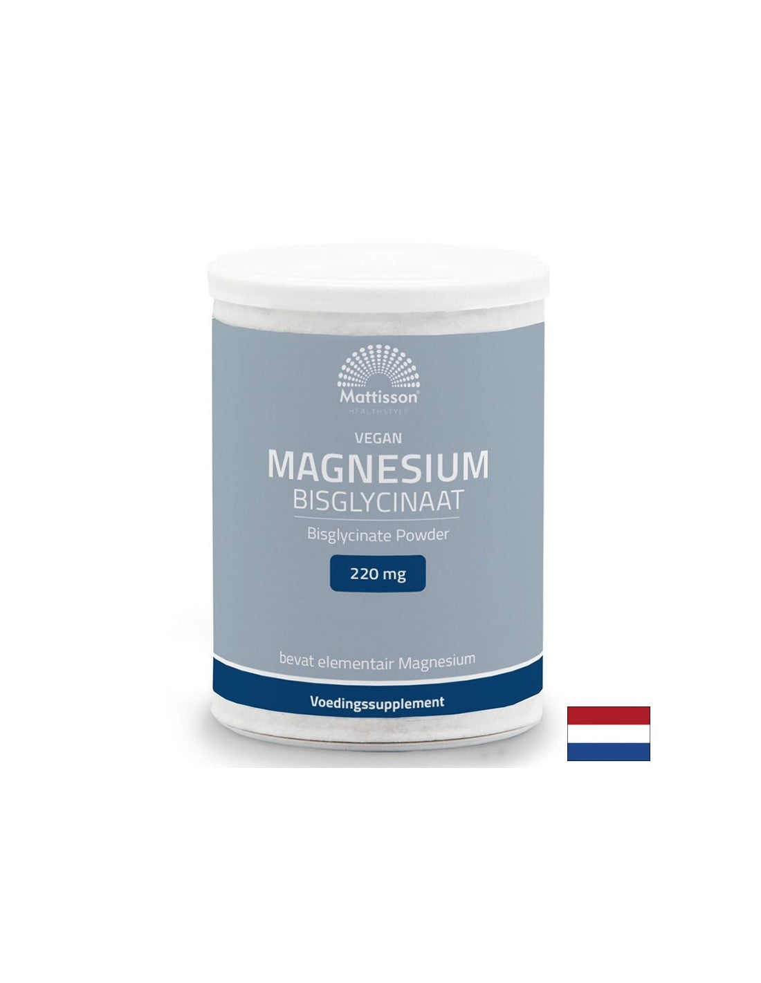 Mišićni, srčani i živčani sustav - magnezij (bisglikonitat) Vegan, 220 mg x 250 g prah