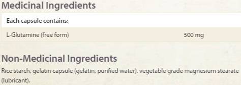 L -glutamin 500 mg - 60 kapsula
