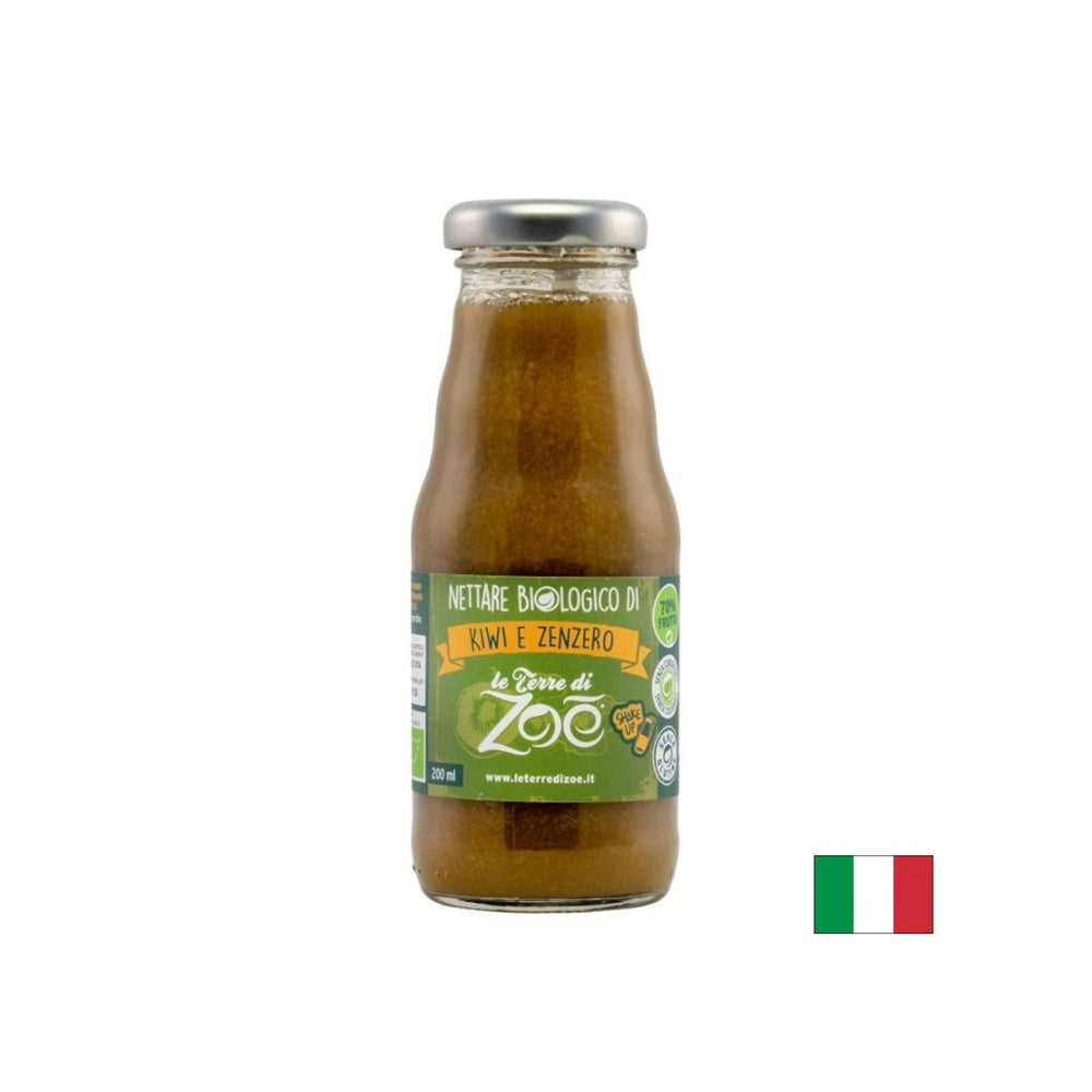 Kivi i đumbir nektar, organski, 200 ml