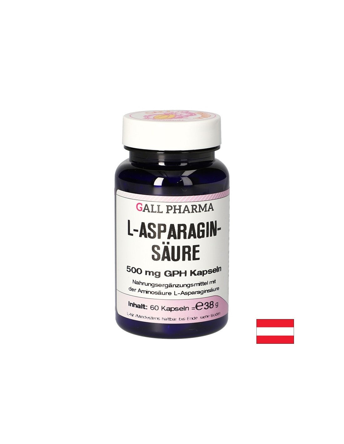 Funkcija živaca i mozga - L -aspartična kiselina, 500 mg x 60 kapsula