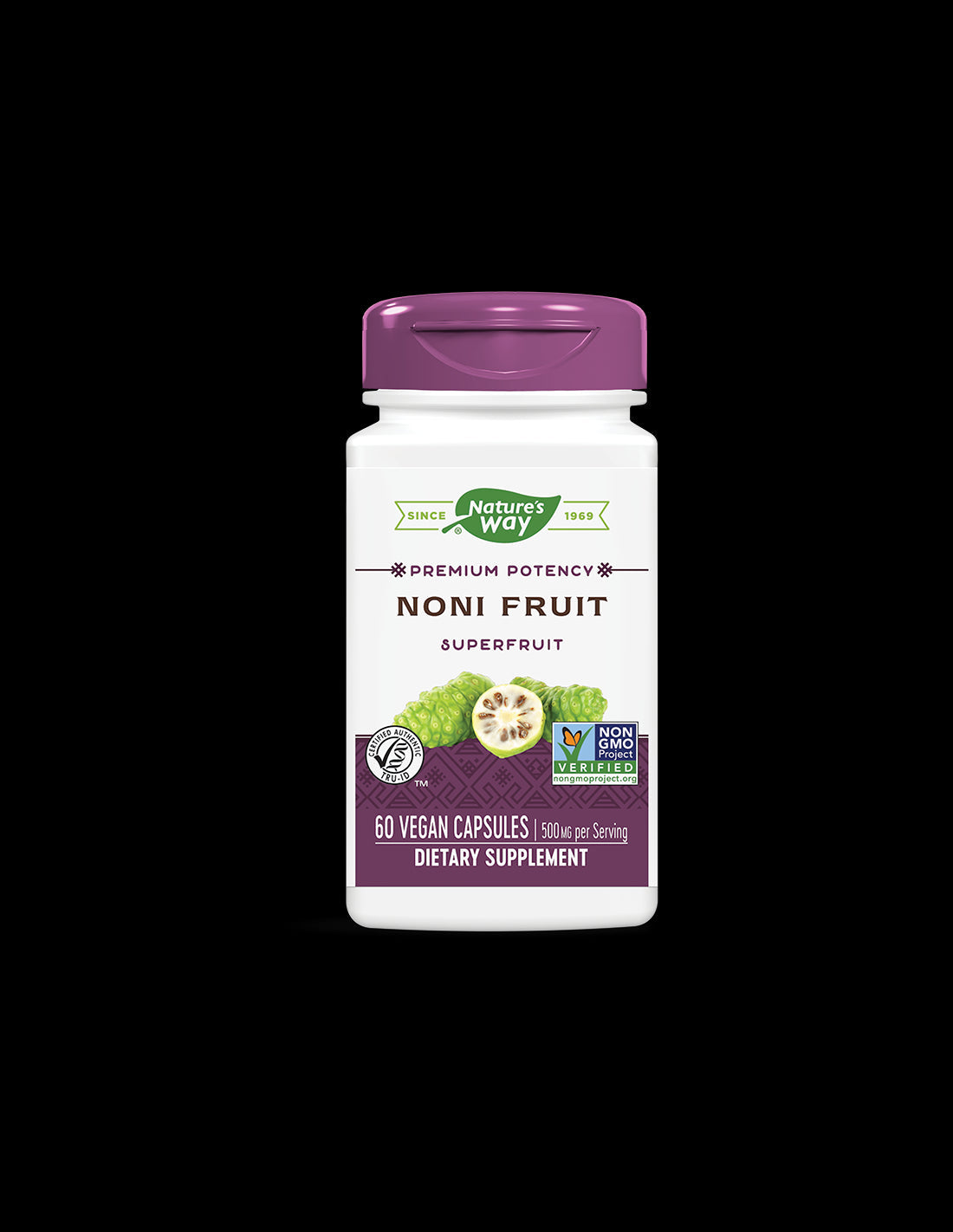 NONI - Premium ekstrakt - imunitet i energija, 500 mg, 60 kapsula