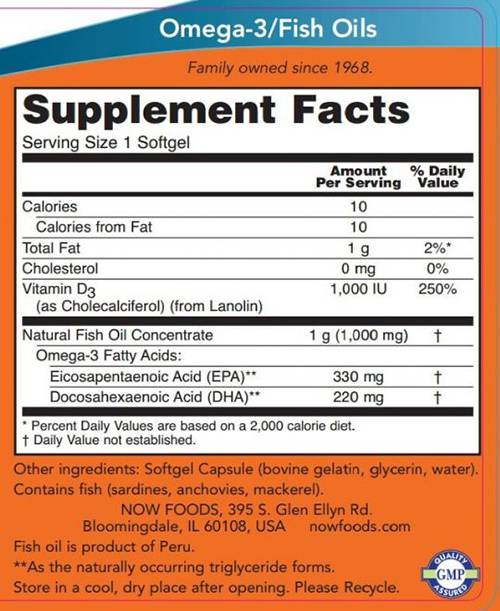 Tri -3d omega - 90 Softgels