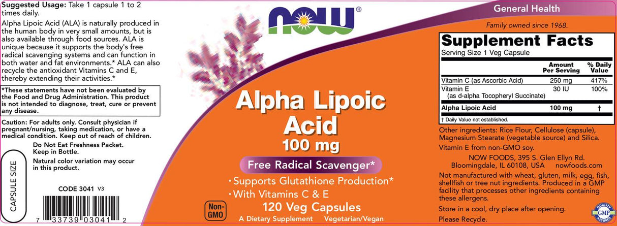 Alfa lipoična kiselina 100 mg - 120 kapsula